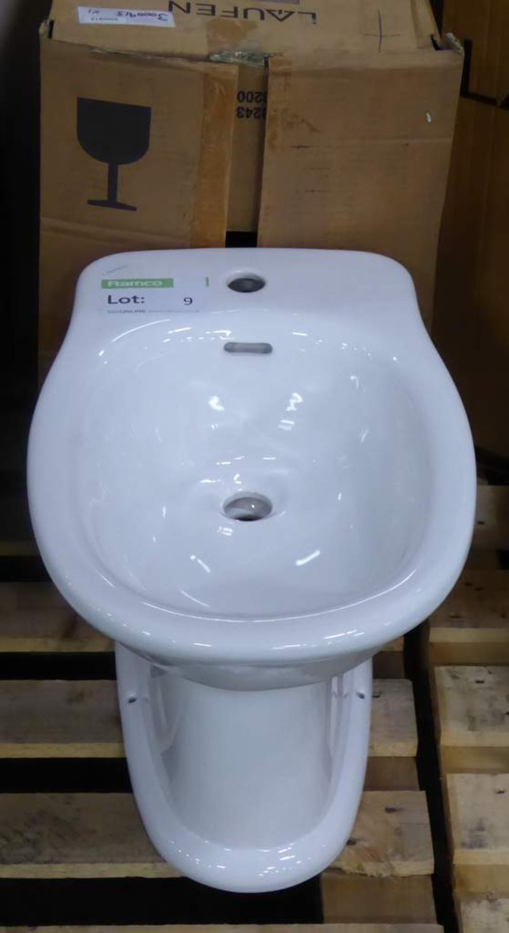 Laufen Swing white toilet pan