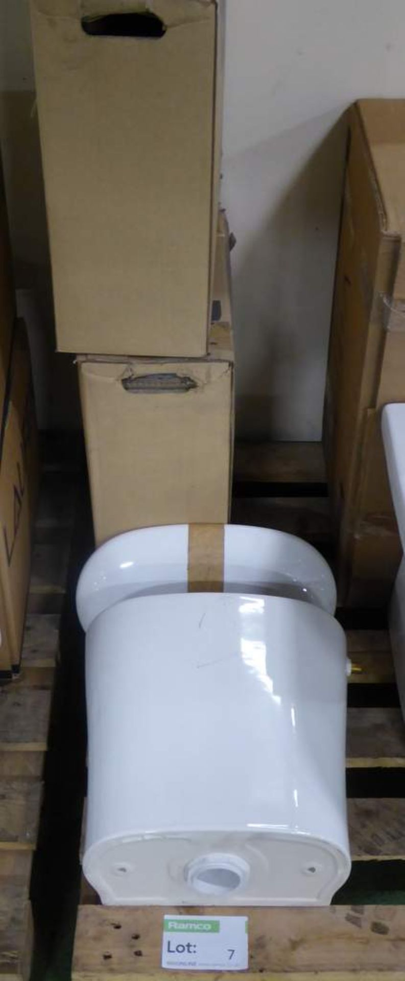 2x Laufen Swing toilet cistern