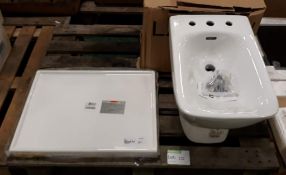 Laufen Palace toilet pan & escape tray