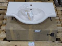 Laufen Varia white sink basin 80x46cm