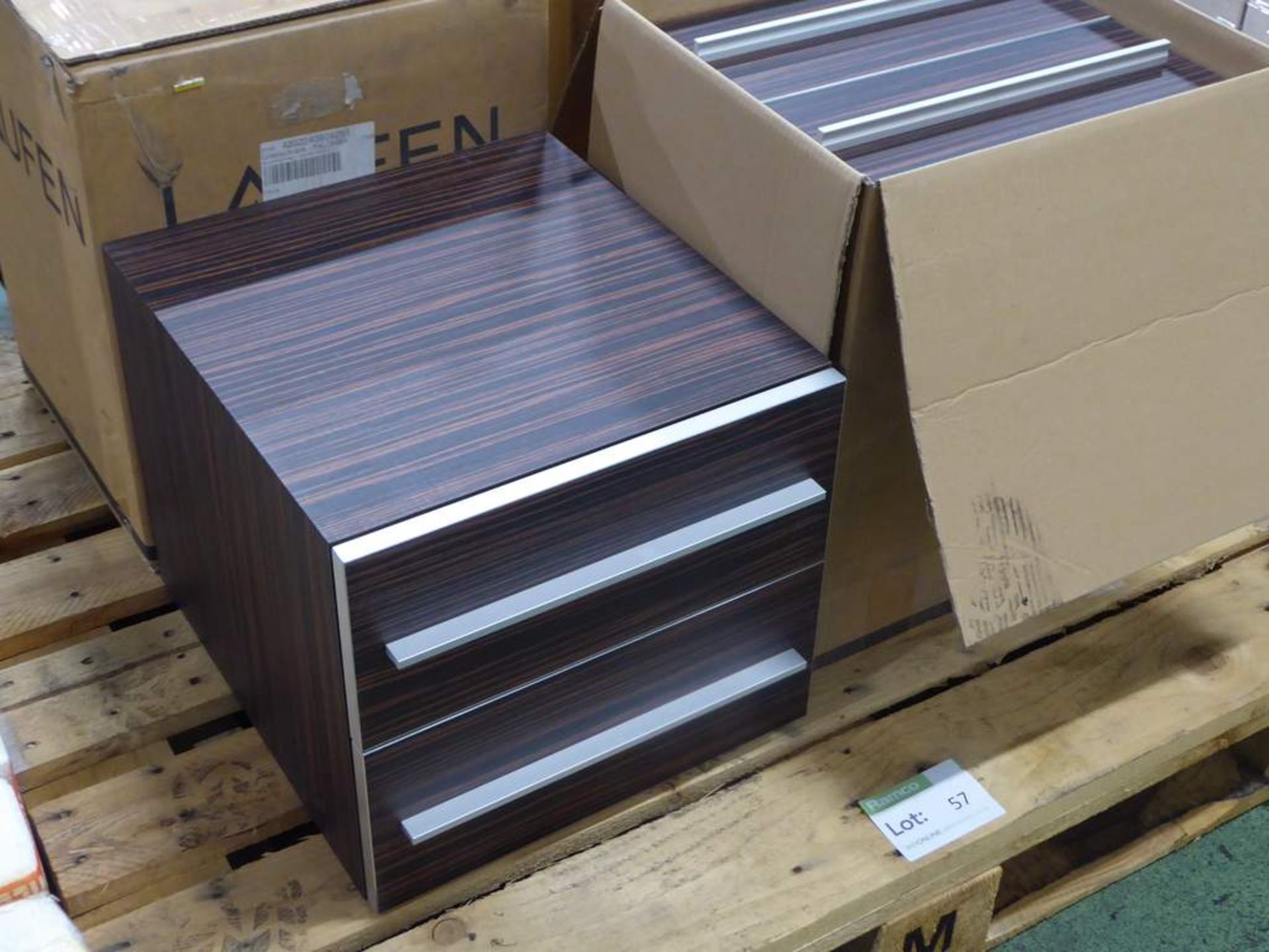 2x Laufen 2 drawer cabinets 40x43x36cm - Image 2 of 2