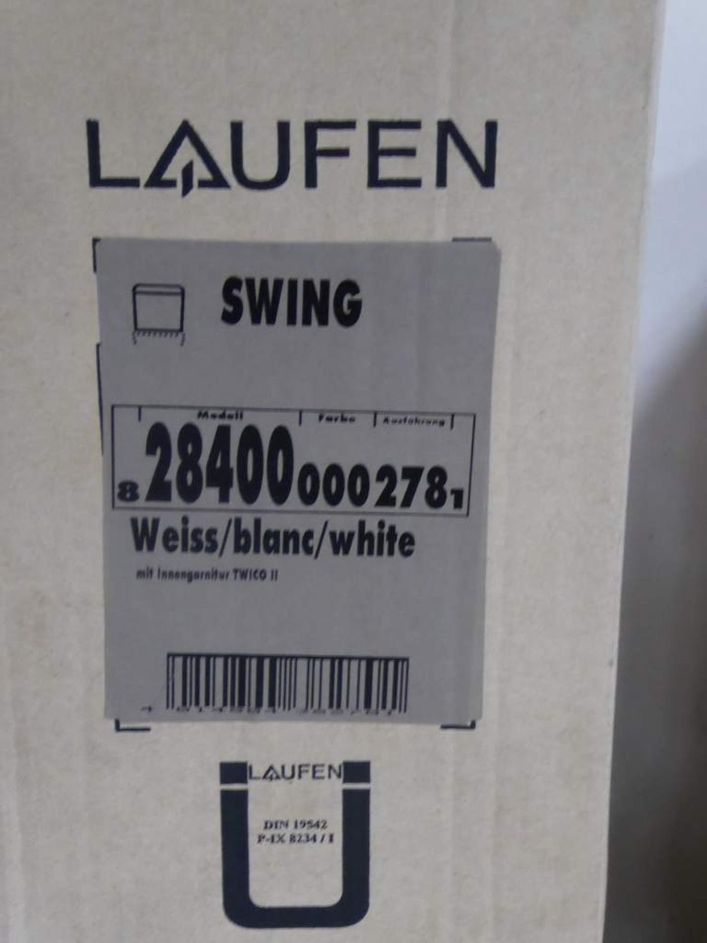 2x Laufen Swing toilet cistern - Image 3 of 3