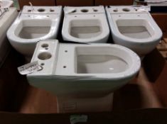 4x Vitra toilet pans