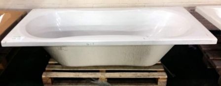 Vitra Luna 180x80cm square bath