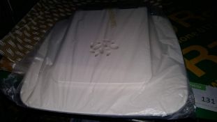 2x Inda folding shower seat - white