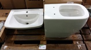Laufen Palomba toilet and sink basin