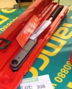 Britool torque wrench handle in carry box