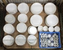 Crockery - Plates, cups, saucers, bowls, egg cups