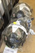 2x Scott Safety Guard Vision 3 breathing masks