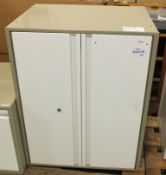 2 door metal cabinet