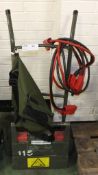 DMS Technologies 12V & 24V charging / battery trolley with cables