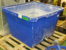 Open topped plastic container - approx 1000ltr