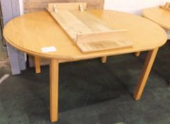 Wooden dining table