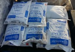 25kg bags of rock salt - 12 bags