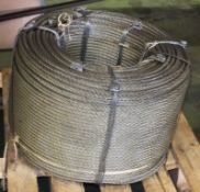 Reel of wire rope