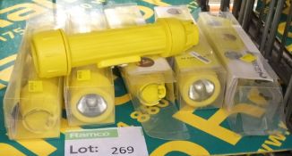 5x 2 Cell safety torches
