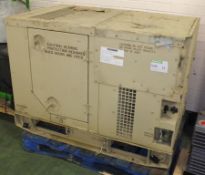 Lister Petter Diesel Generator Water Cooled 5KVA/KW - 220V 3phase - 120/ 240V single phase