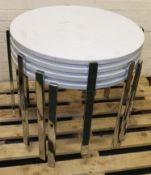 4x Round tables