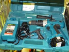 Makita Cordless Drill 8433D - 1 battery, 1 charger