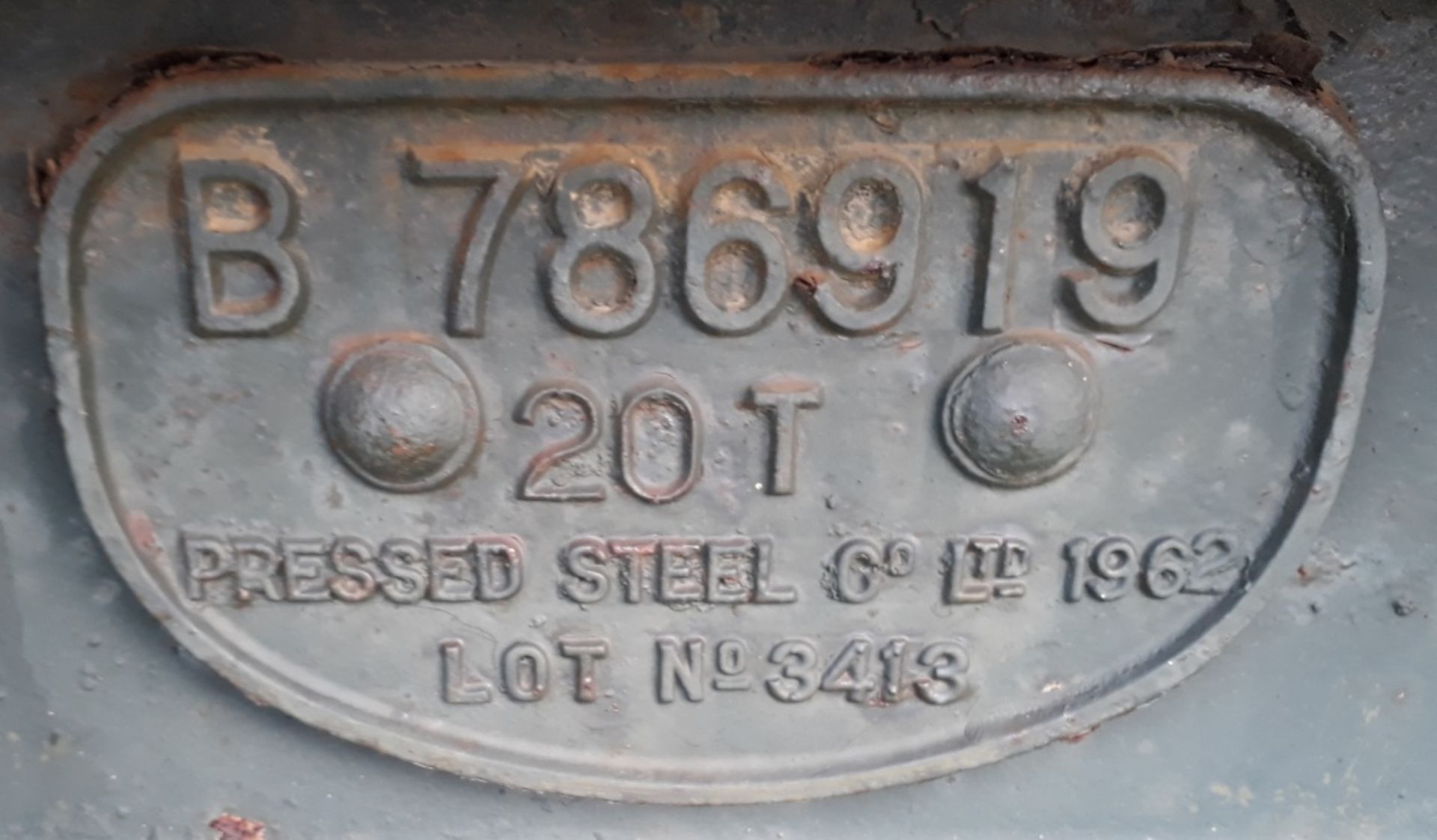 Freight Wagon, Built by Pressed Steel Co Ltd 1962, Lot Number 3413 B786919, approx weight - Image 3 of 18