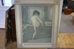 Erna Hoppe (Hoppe-Kinross), (1878-1964), Girl at the Bath, oil on canvas, framed. 90cm by 70cm (