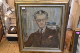 Manner of Dame Ethel Walker (Scottish, 1861-1951), Portrait of a Gentleman in Spectacles,