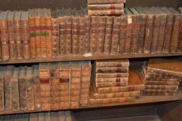 18TH/EARLY 19THC WORKS - A collection of approximately 66 volumes, authors include Oliver Goldsmith,