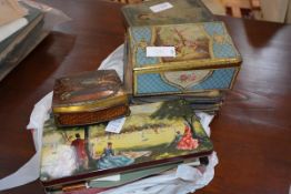 A large group of black and white and colour photographs and cigarette cards, early 20th century