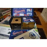 A vintage "Construments" game, no. 20 outfit, in original cardboard box