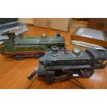 A vintage 00 gauge Hornby tinplate LNER locomotive; together with another of similar date (2)