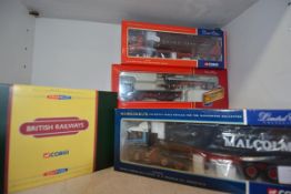 A group of five boxed model commercial vehicles including Malcolm and Reid's (Corgi limited edition)