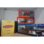 A group of five boxed model commercial vehicles including Malcolm and Reid's (Corgi limited edition)