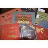 A group of vintage souvenir picture books of Scottish and other topographical subjects including