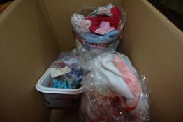 A large quantity of knitted and other doll's clothing