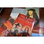 A large collection of reference books on English and Scottish history, both hardback and softback (a