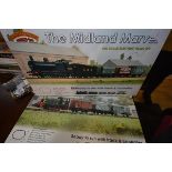 Two Bachmann model rail boxed sets, The Midland Marvel OO gauge and The Depot Master Graham Farish N