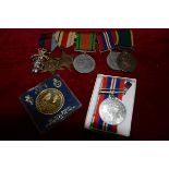 A World War II medal group, 39-45 Star, Africa Star, Defence Medal, War Medal, Territorial Medal