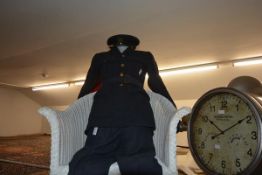 Two 1950's RAF uniforms together with a 1960's RAF great coat