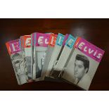 A set of approximately forty Elvis monthly fan magazines, late 1950's/1960's, "Always 100% Elvis",