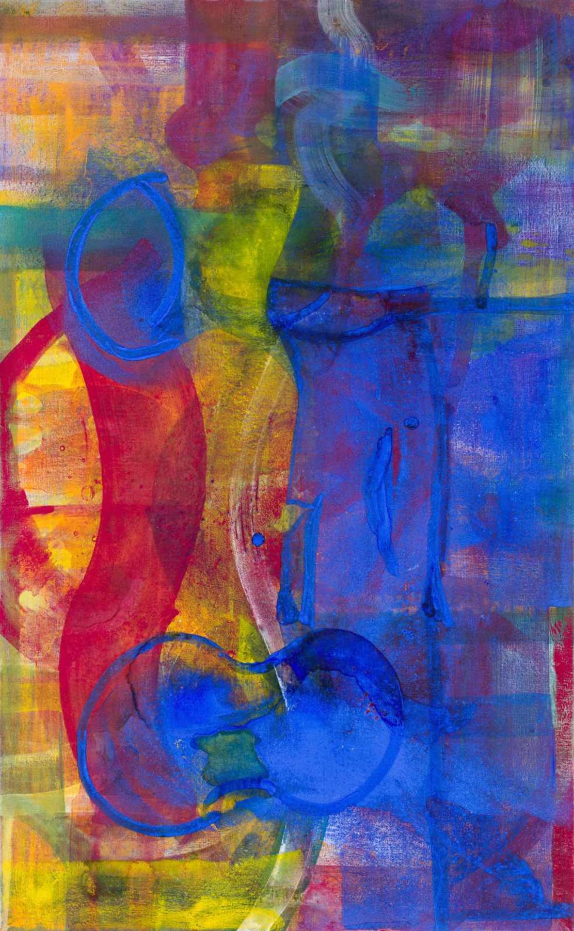 Katharina Prantl * Wien 1958 geb. Nocturne Öl auf Leinwand 130 x 80,5 cm 2016 rückseitig signiert,