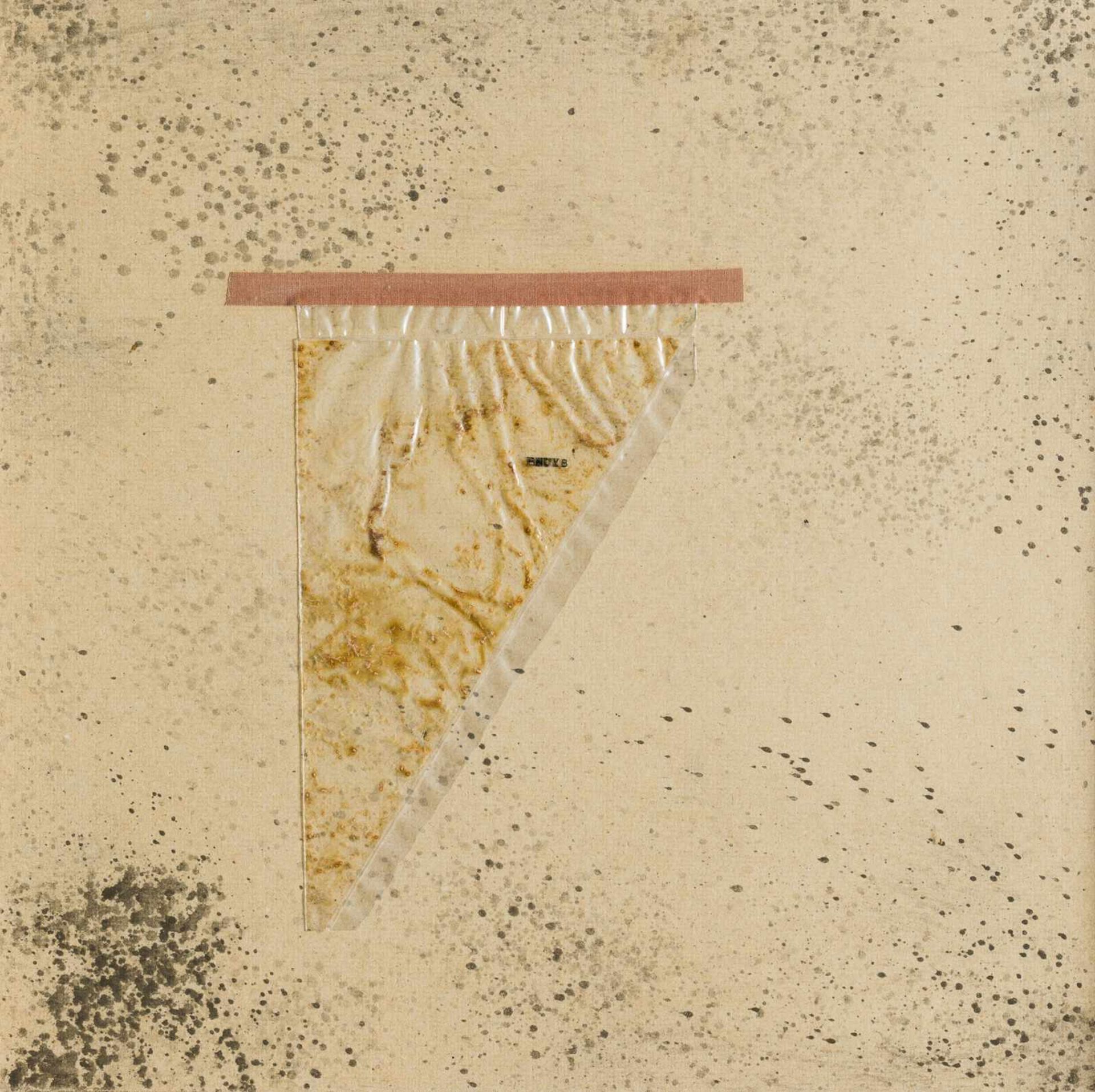 Joseph Beuys Krefeld 1921 - 1986 Düsseldorf Ohne Titel Collage (Heftpflaster, Klarsichthülle) auf