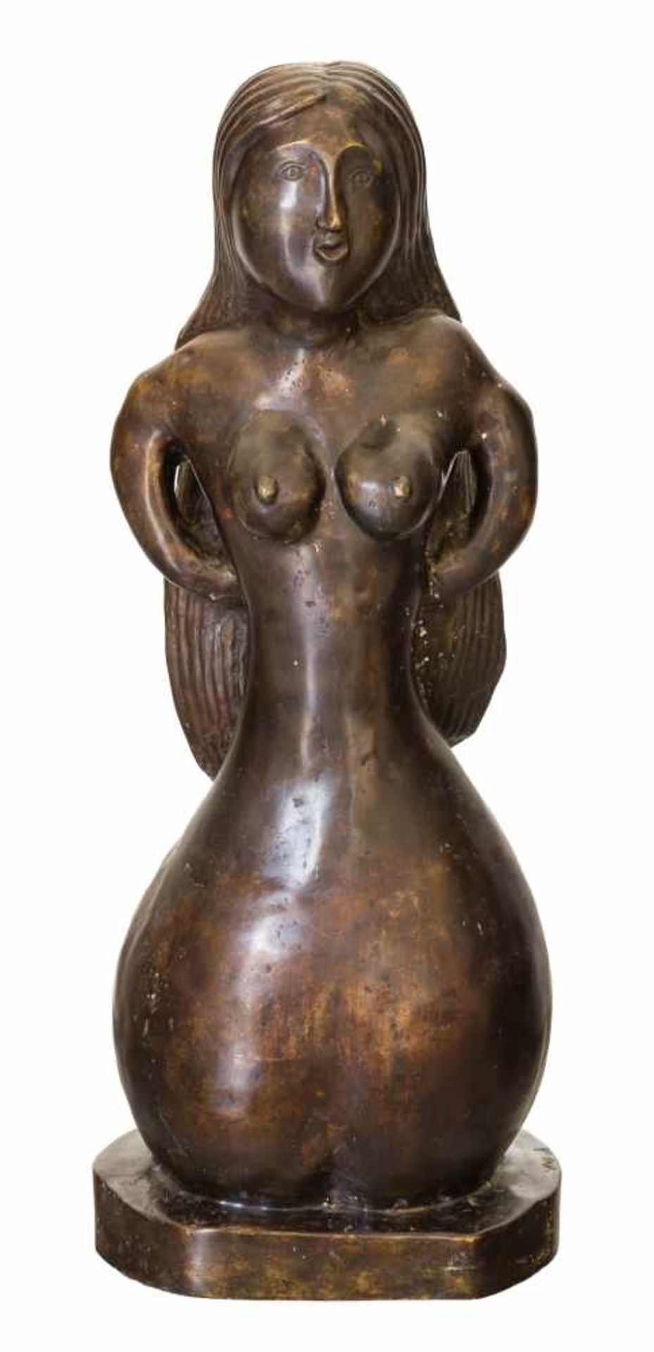 Mario Dalpra Feldkirch 1960 geb. Ohne Titel Bronze, patiniert ca. 84 x 32 x 26 cm Auflage: 3 Stück