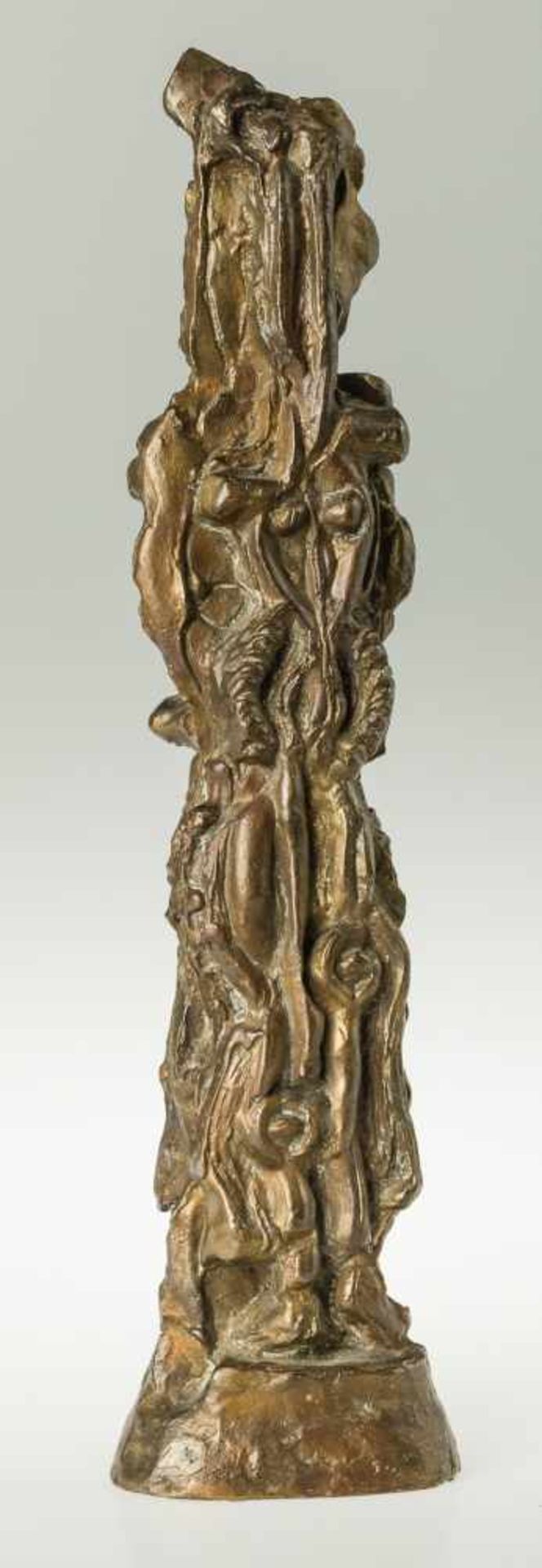 Oswald Oberhuber Meran 1931 geb. MANN UND FRAU Bronze, patiniert 43 x 11,9 x 7,5 cm Auflage: 2/6