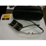 Pair of Chrome Hearts "Hot Tool" unisex glasses including Chrome Hearts leather case and guarantee