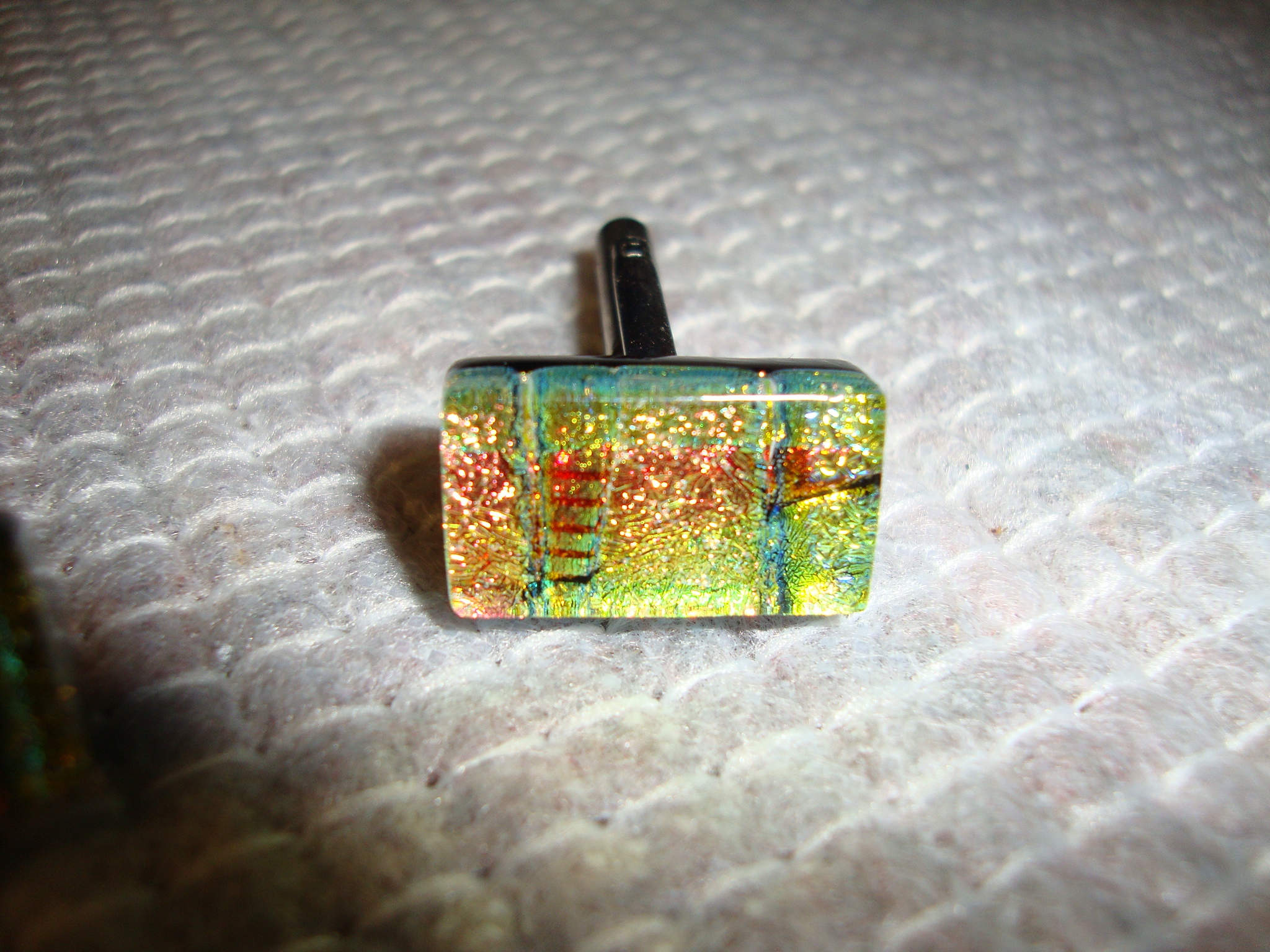 Pair of cufflinks understood to be handmade in glass - Image 3 of 4