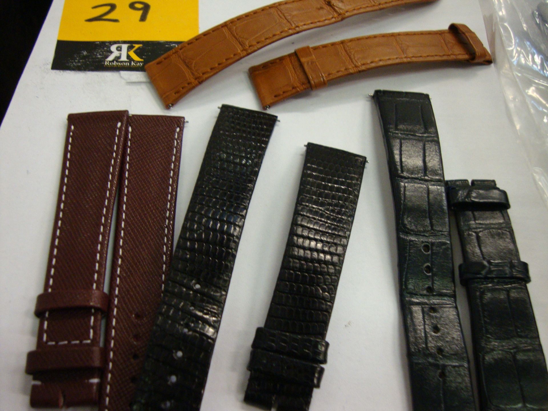 Quantity of Camille Fournet leather watch straps. This lot comprises 5 straps in total, 4 by Camille - Image 2 of 5