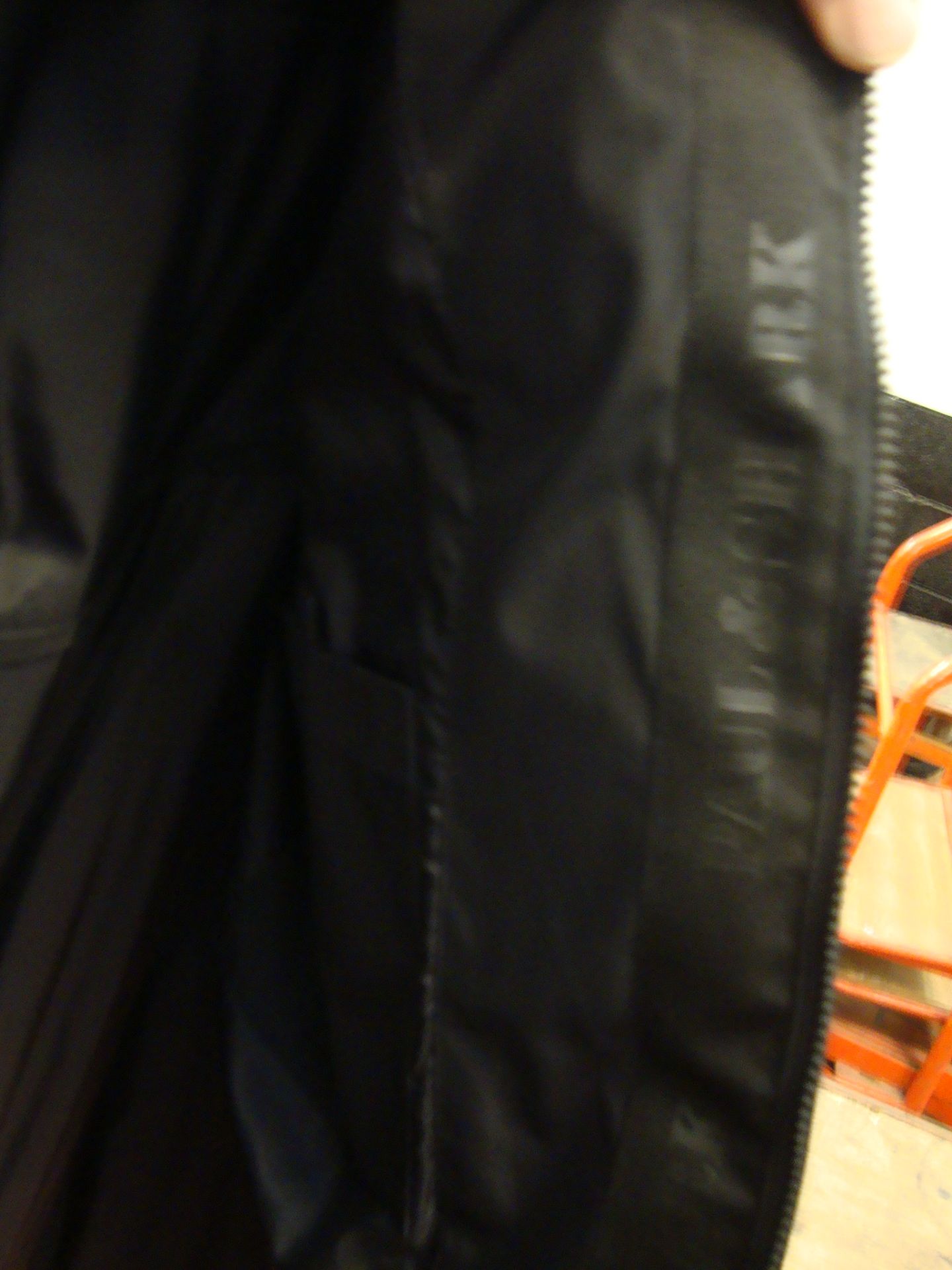 Paul & Shark yachting black "puffer" jacket with detachable hood that can fit inside the collar. - Image 2 of 5