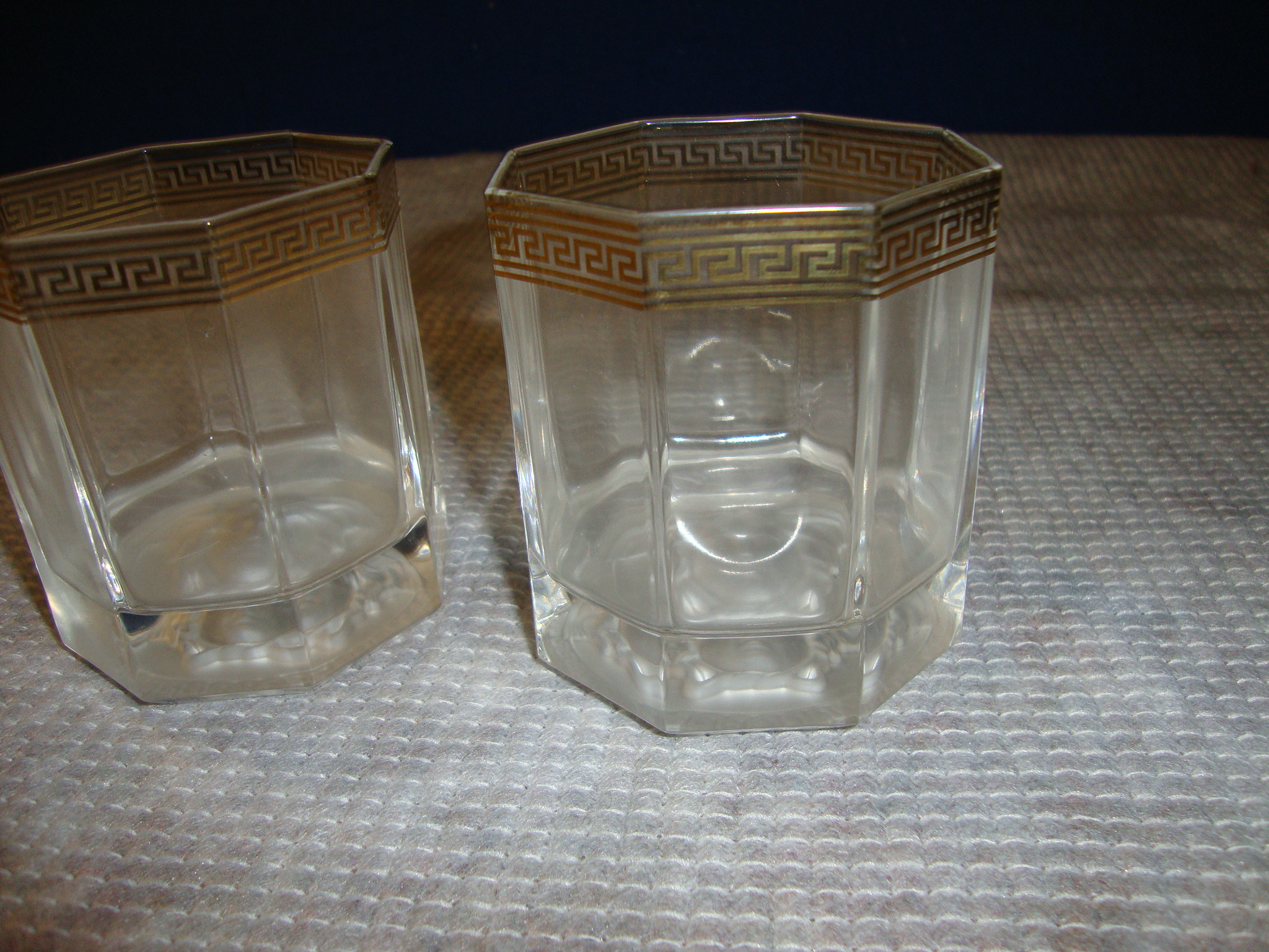 Pair of Rosenthal GB2 Versace Medusa d'Or tumblers, each 90mm tall, with a current retail selling - Image 4 of 4