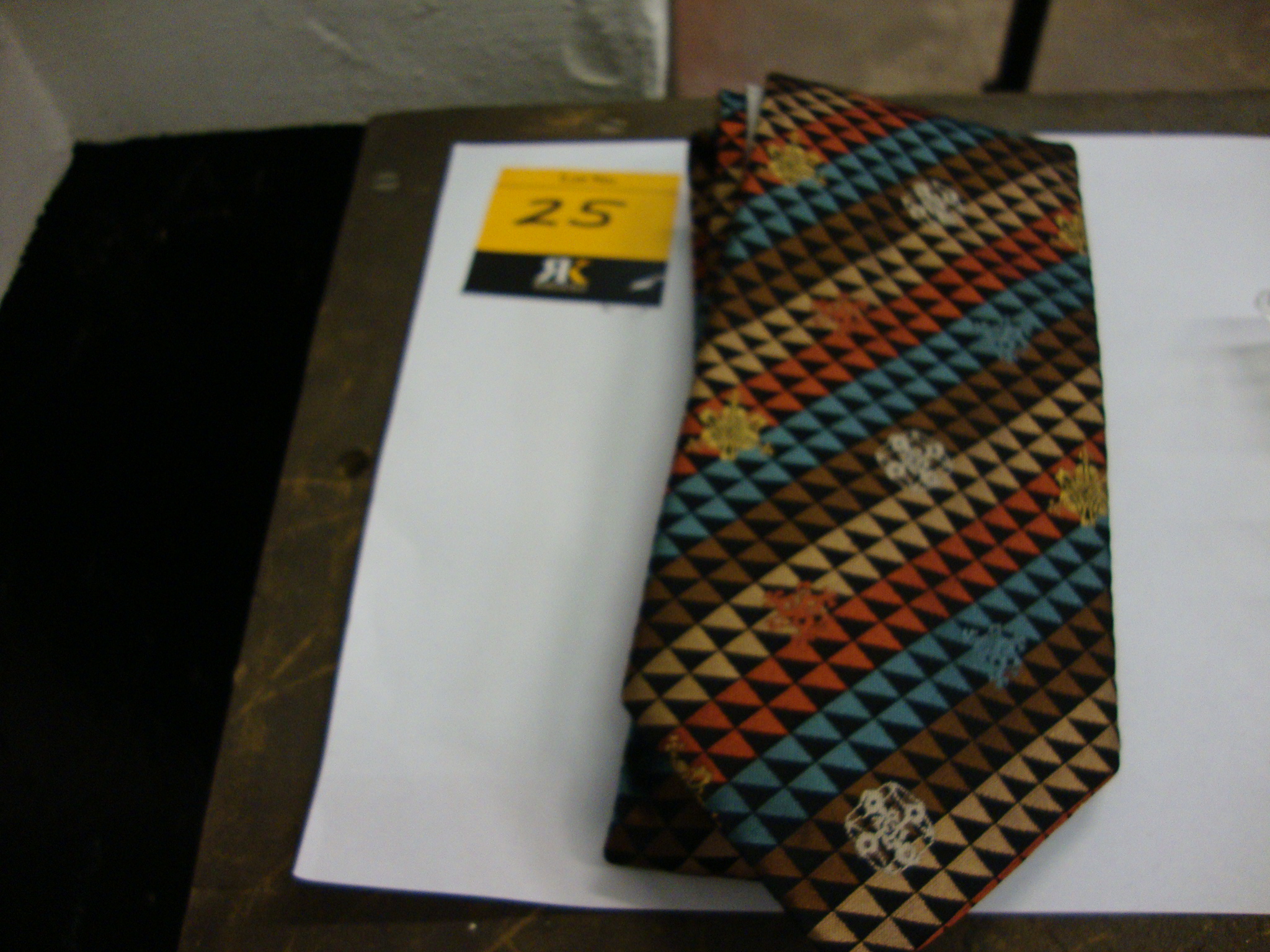 Vivienne Westwood 100% silk tie, made in Italy