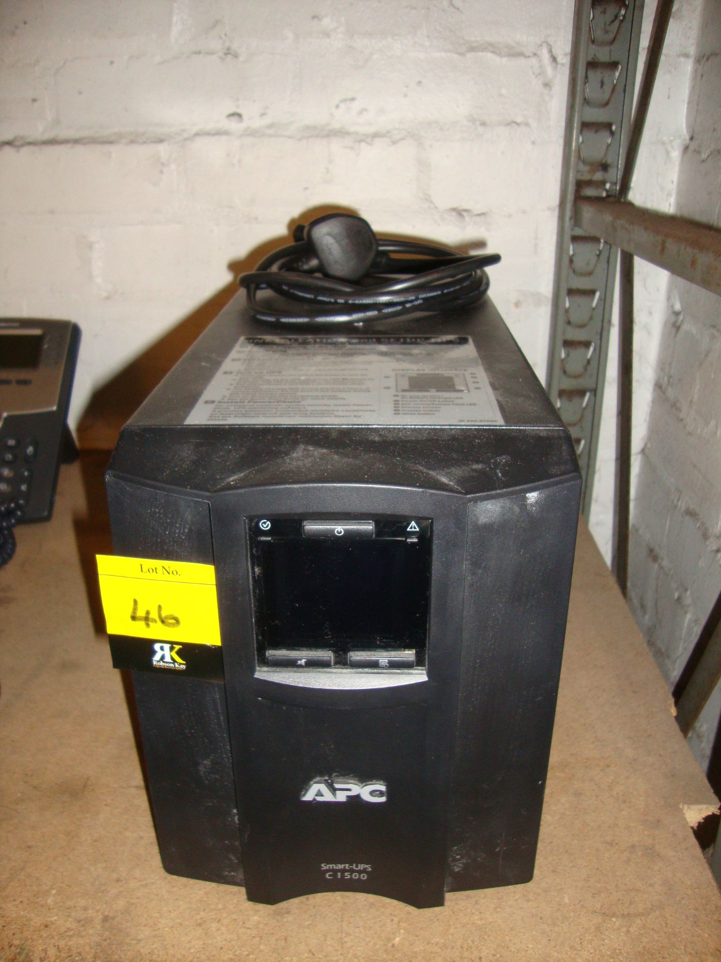 APC Smart-UPS model C1500 battery back-up with digital interface - Image 2 of 3